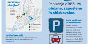 Nov parkirni režim na območju mestnega jedra občine Tržič